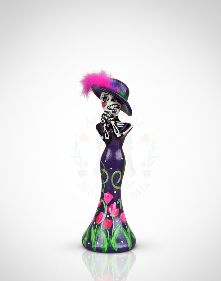 Collection Handcrafted Clay Catrina - Image 2