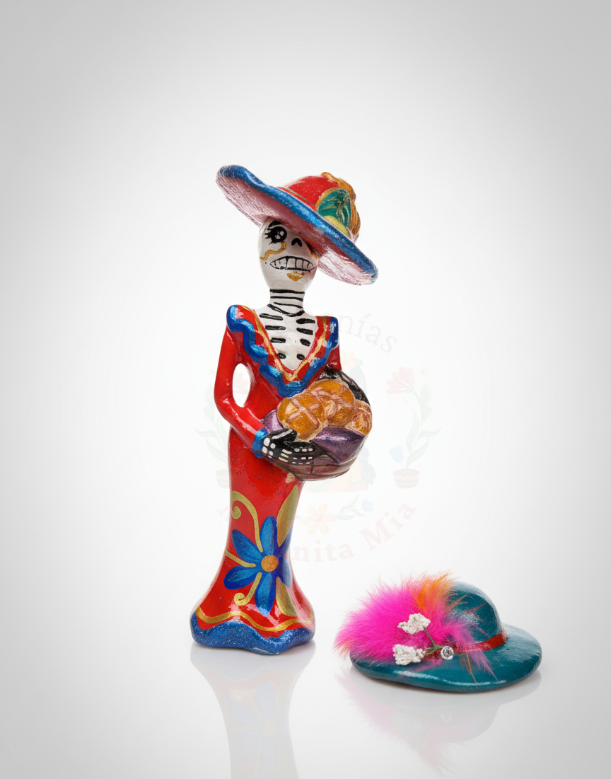 Collection Handcrafted Clay Catrina - Image 4