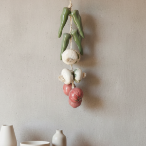 Handcrafted Clay Vegetable String